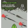 Fox Rage Predator Kwik Change Paternoster Trace 30cm Stahlvorfach mit Drilling Größe 6