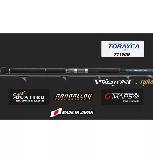 Graphiteleader Protone Tuna GPRTS-862-110 R Fast 2,59m 180gr 2-teilige Spinnrute