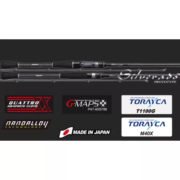 Graphiteleader Silverado Prototype 20GSILPS-792M Fast 2,36m 5-20gr 2-teilige Spinnrute