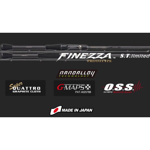 Graphiteleader Finezza Prototype ST Limited 20GFINPS-7112ML-T Fast 2,42m 3-15gr 2-teilige Spinnrute