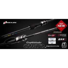   Graphiteleader Corto Prototype 23GCORPS 642UL-HS 1,93m R-Fast 2gr 2-teilige Spinnrute