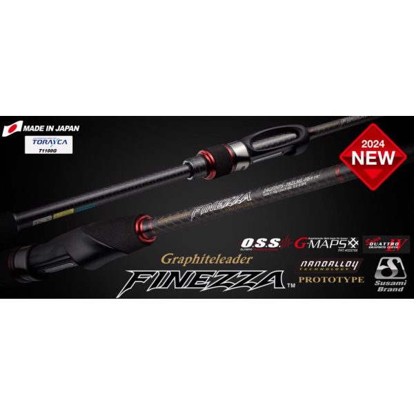 Graphiteleader Finezza Prototype 24GFINPS-722L-T Fast 2,18m 0,5-8gr 2-teilige Spinnrute