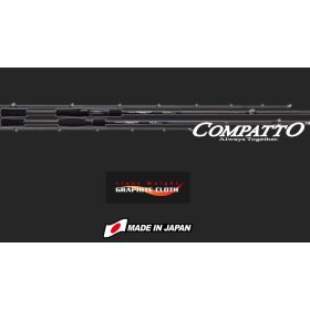   Graphiteleader Compatto GCMS-776L-TL Fast 2,31m Max 12gr 6-teilige Spinnrute