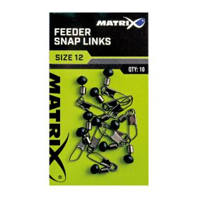 Matrix Feeder Bead Snap Links 14 Wirbel 10Stk