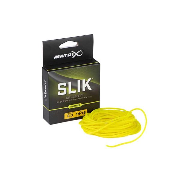 Matrix Slik Elastic Gelb 2,0mm 8m Vollgummi für Pole Rute