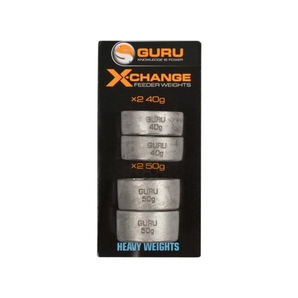 Guru X-Change Distance Feeder Pack Heavy Seitenkorb Zubehör 40+50gr - Austauschbares Gewicht Set
