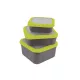 Matrix Bait Boxes Grey/Lime - 3.3pt Köderbox
