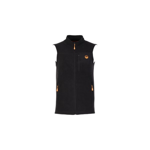 Guru Fleece Gilet Woll-Schwarz Weste S