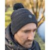 Matrix Grey Sherpa Bobble Hat Bommelmütze
