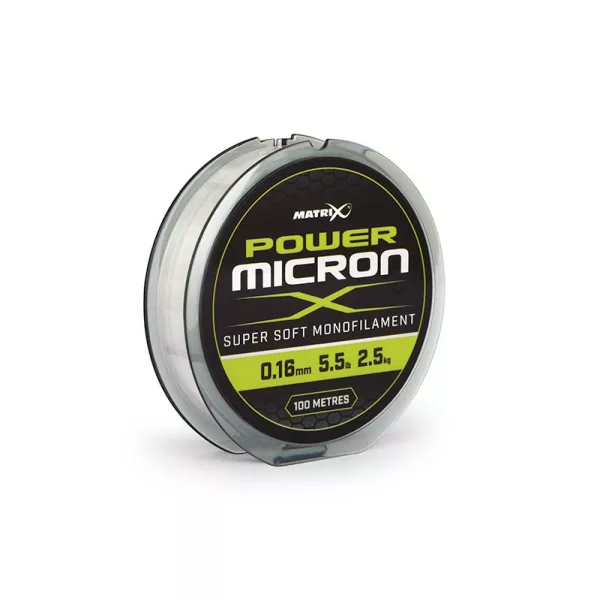 Matrix Power Micron X 0.16mm - 5.5lb 100m Monofile Schnur