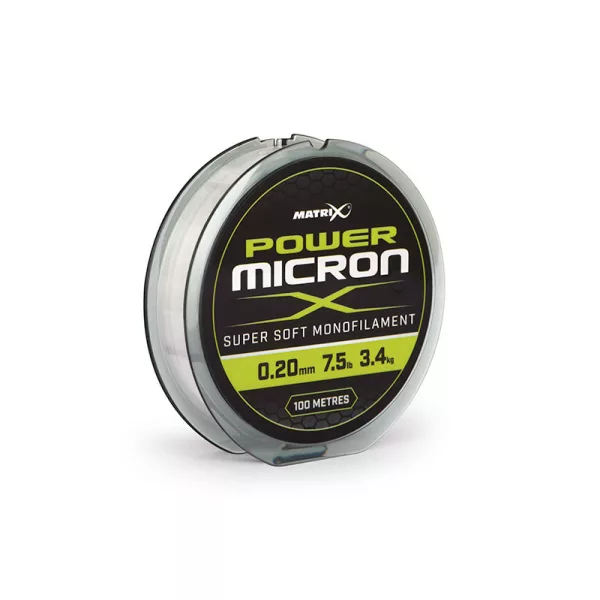 Matrix Power Micron X 0.20mm - 7.5lb 100m Monofile Schnur