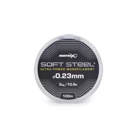   Matrix Soft Steel Ultra Power Monofilament 0,23mm 100m Monofil Hauptschnur
