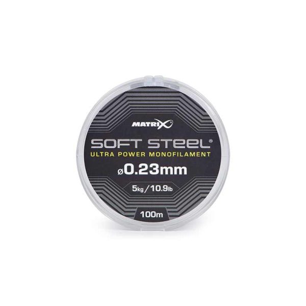 Matrix Soft Steel Ultra Power Monofilament 0,23mm 100m Monofil Hauptschnur