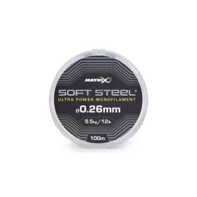   Matrix Soft Steel Ultra Power Monofilament 0,26mm 100m Monofil Hauptschnur