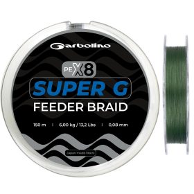   Garbolino Super G Feeder Braid 0,08mm 150m Feeder-Geflochtene Schnur / Geflochtene Schnur