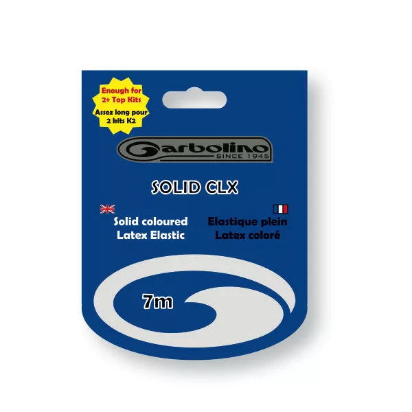 Garbolino ELASTIQUE LATEX COLORE Kopfrutengummi 1,2 MM / massiver Kopfrutengummi