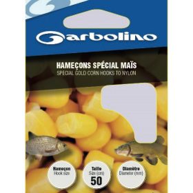   GARBOLINO SPECIAL GOLD CORN HTN 8 (SIZE 8 LINE 0,20mm) vorgebundener Haken