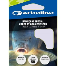   GARBOLINO CARP/BIG FISH HTN 14 (SIZE 14 LINE 0,14mm) vorgebundener Haken