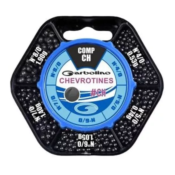 Garbolino CHEVROTINES COMPETITION - BOITE DISTRIBUTRICE 5 CASES Schrotblei-Set