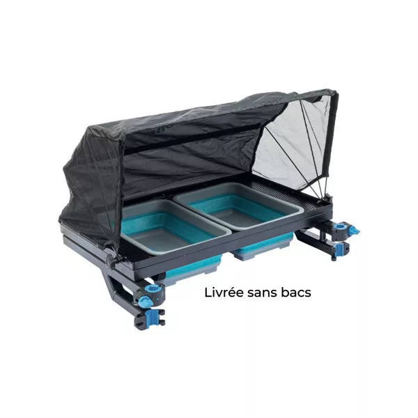 GARBOLINO MULTIGRIP Seitenablage mit Schattenbox ohne Beine 60x50cm D25/30/36 - Seitenablage