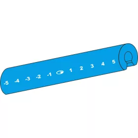 Garbolino Rutenablage vorne aus Schaumstoff mit Skalierung