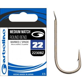 Garbolino 2230BZ 18 Haken / MEDIUM MATCH / ROUND BEND