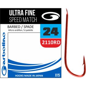 Garbolino Ultra Fine Red Speed Match/2110RD 20 Haken