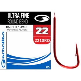 Garbolino SUPRA FINE RED ROUND BEND 2210RD 20 Haken