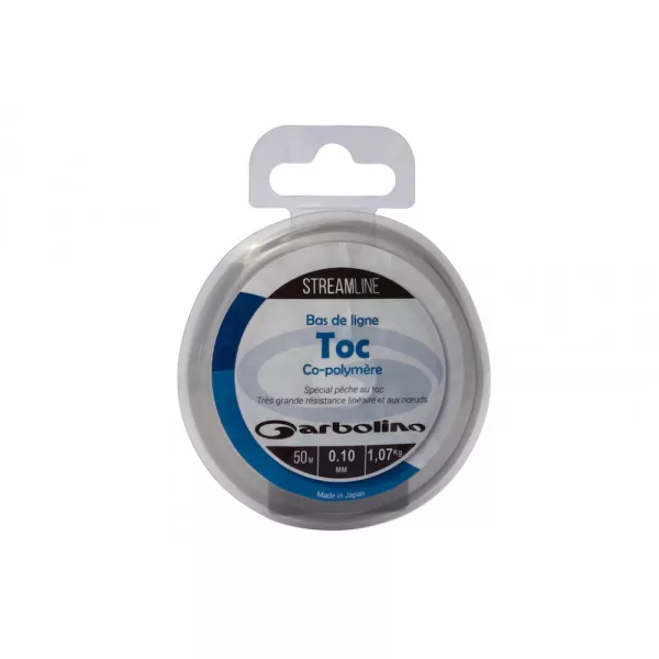 Garbolino - STREAMLINE MONO BL INVISIBLE - Vorfachschnur - Monofile Schnur - Forellenschnur 0,18mm