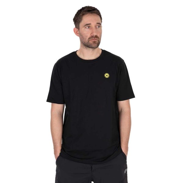 Matrix Black Mini Logo T-Shirt Größe L