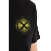 Matrix Large Fade Logo Schwarz-Lime T-Shirt L