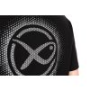 Matrix Large Fade Logo Schwarz-Graues T-Shirt 3XL