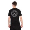 Matrix Large Fade Logo Schwarz-Graues T-Shirt 3XL