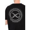 Matrix Large Fade Logo Schwarz-Graues T-Shirt 3XL
