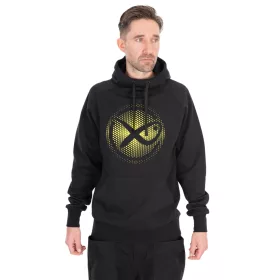 Matrix Large Fade Logo Schwarz-Lime Kapuzenpullover 3XL