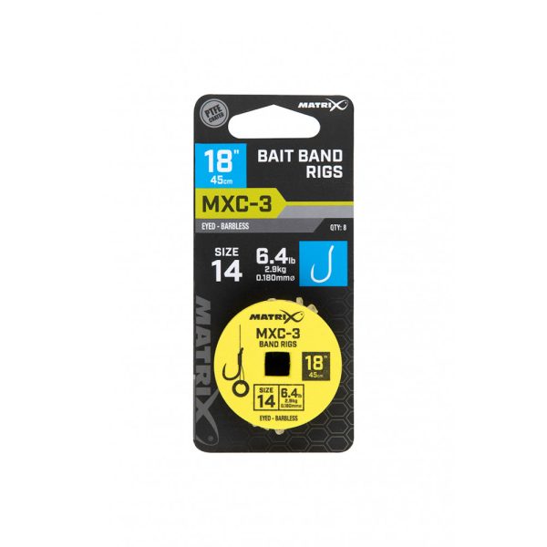 Matrix MXC-3 14 Widerhakenlos, mit Öhr 2,9kg 45cm Vorgebundener Haken 8 Stk.