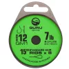 Guru QM1 Standard Hair 15 Größe 14 (0.19mm) vorgebundener Haken