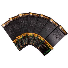   Guru Tackle - SMWG Standard Hair 4 Größe 10 (0.22mm) vorgebundener Haken