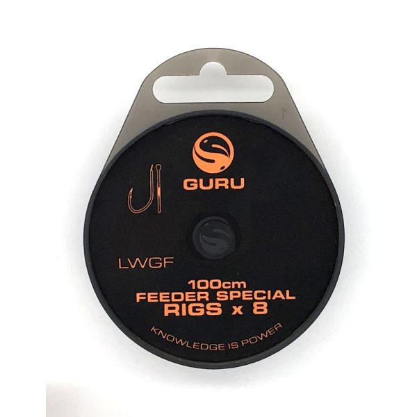 Guru LWGF Feeder Special Rig 1m Größe 10 x 8 (0.19mm) - Vorfachhaken