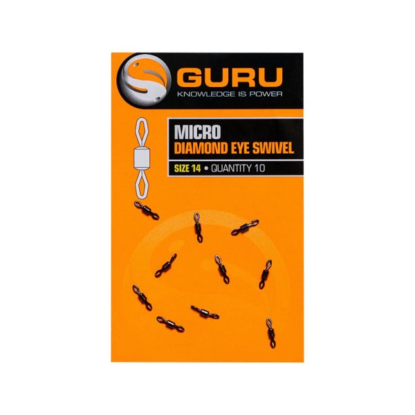 Guru Micro Diamond Eye Swivel 11 Wirbel 10 Stk.