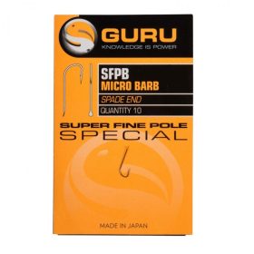 Guru Super Fine Pole Hakengröße 22 (Barbed/Spade End)