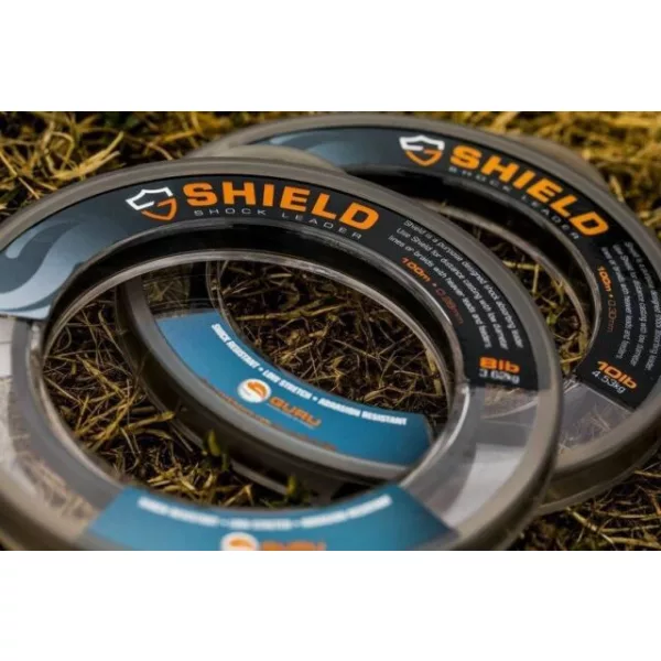 Guru Shield Shockleader Schnur - 8lb - 0,28mm - 100m