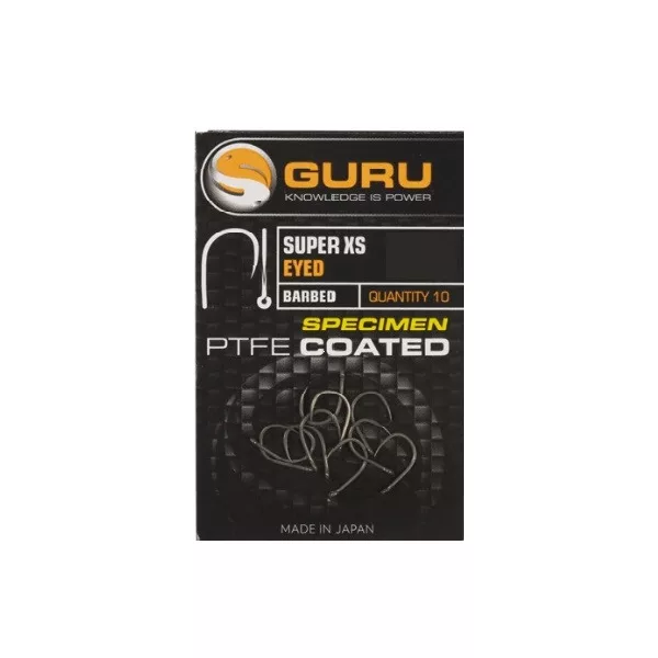 Guru Super XS Größe 14 (Mit Widerhaken/Geöst) - Haken