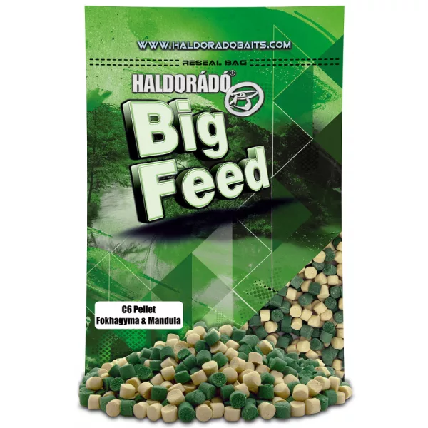Haldorádó Big Feed C6 Pellet Knoblauch-Mandel 700gr 6mm Futterpellet