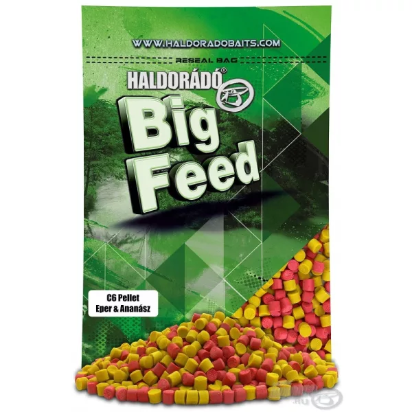 Haldorádó Big Feed - C6 Pellet - Erdbeere & Ananas