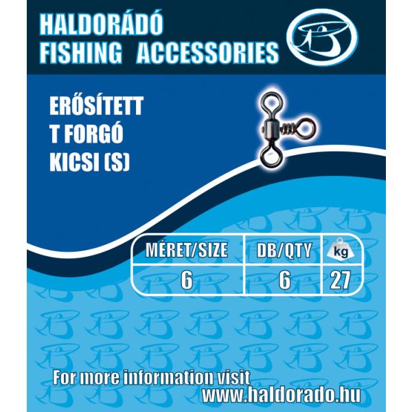 Haldorádó Verstärkter T-Wirbel klein (S) 6-27kg 6 Stk.