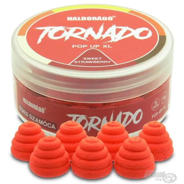 Haldorádó TORNADO Pop Up XL 15 mm - Süße Erdbeere