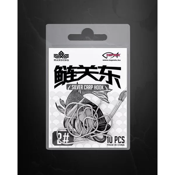 Handing Silver Carp 2 mit Plättchen, Widerhaken Amur Haken 10Stk