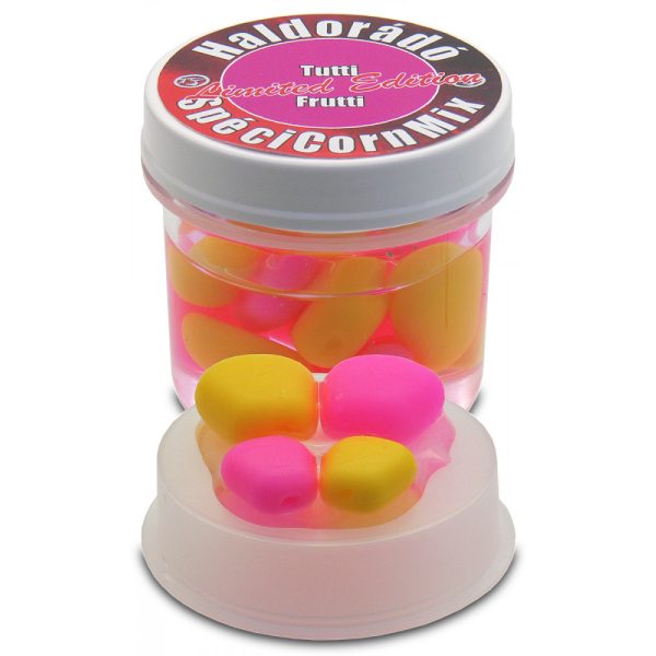 Haldorádó SpéciCorn MIX Limited Edition Tutti-Frutti 16 Stk./Tiegel 10-15mm Gummimais