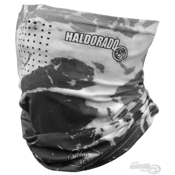 Haldorádó Gesichtsmaske + Halstuch mit Atemöffnung Camou Grey